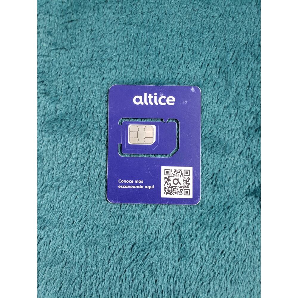 Altice 4G LTE Dominican Republic Travel Sim Card Chip Pre Paid Prepago